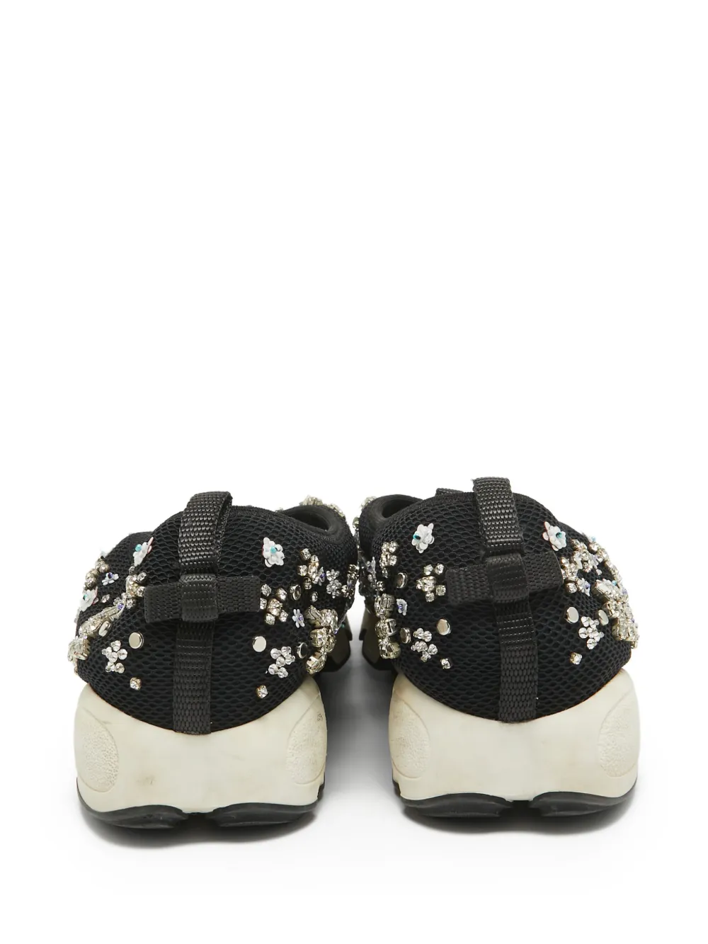 Christian Dior Pre-Owned フローラルアップリケ スニーカー