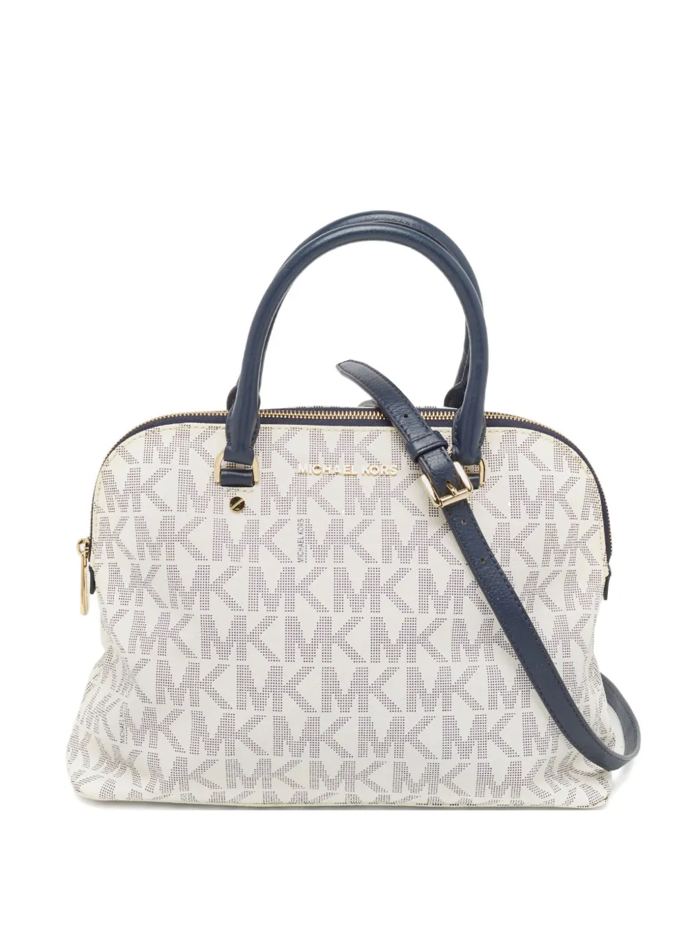 Michael Kors Vintage プレオウンド Cindy サッチェルバッグ - ニュートラル Michael Kors Vintage プレオウンド Cindy サッチェルバッグ - ニュートラル