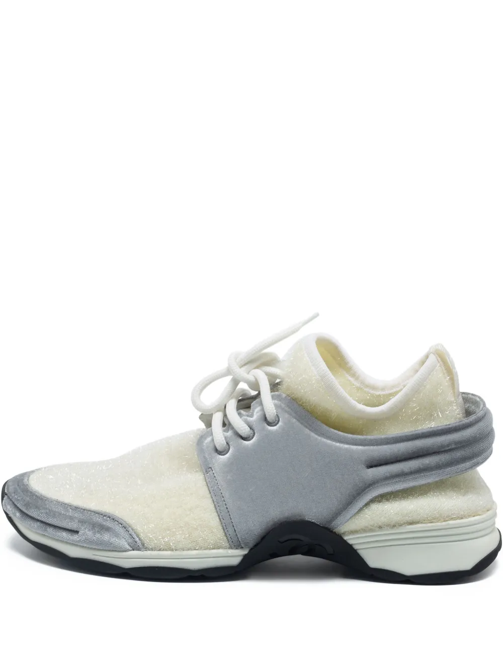 CHANEL Pre-Owned panelled sneakers | White | Image 1