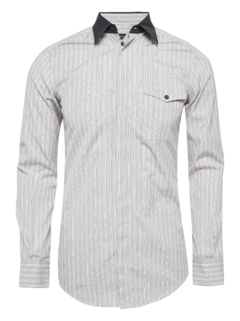 Dolce & Gabbana Pre-Owned Camicia con colletto a righe 2023