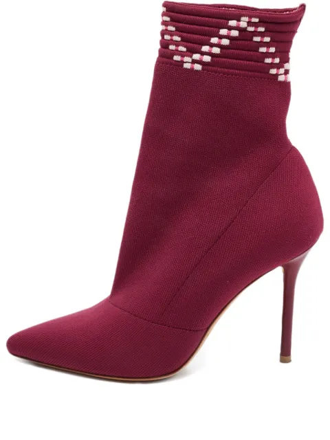 Malone Souliers Pre-owned 95mm knitted boots