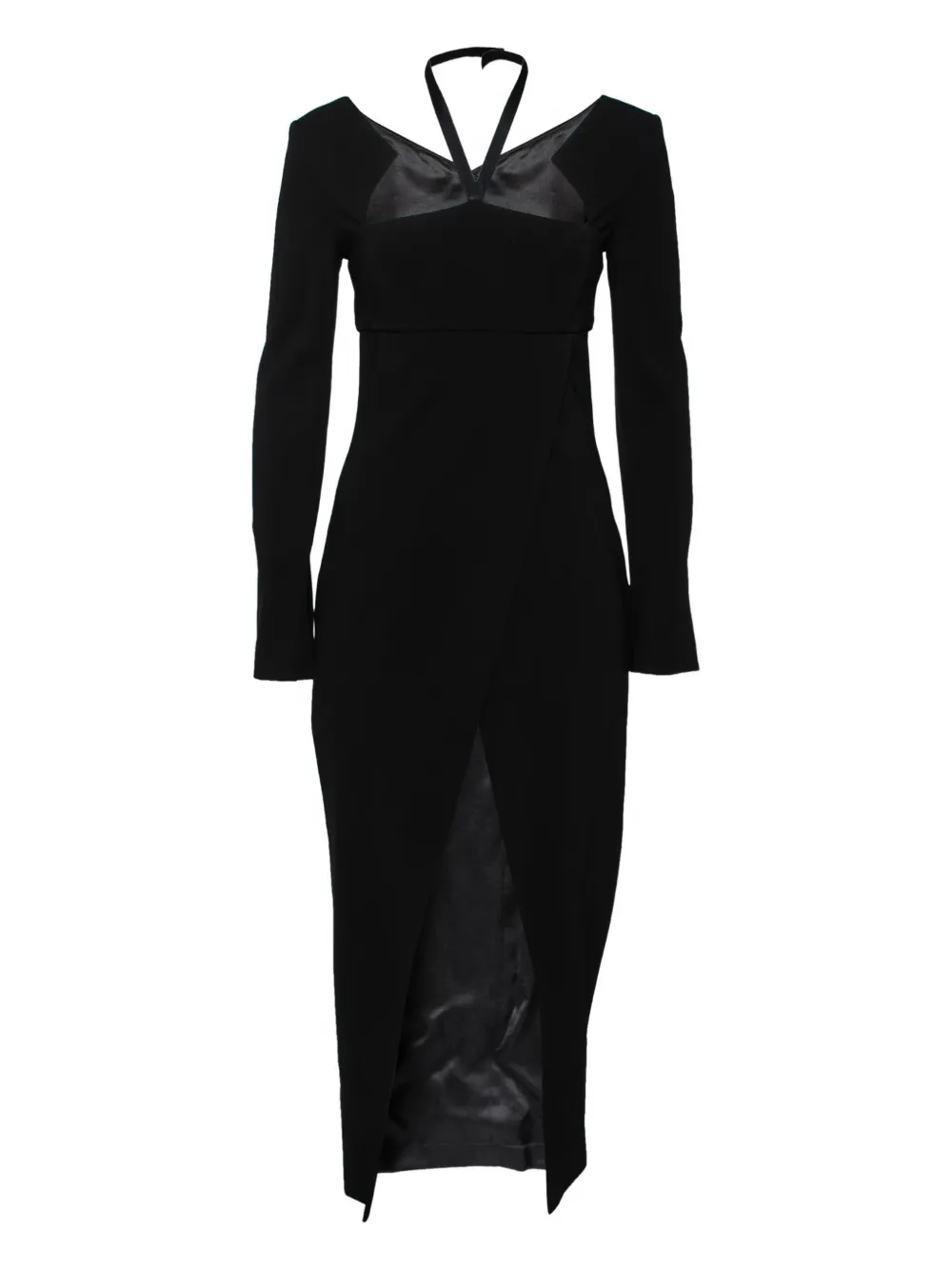 CHANEL Pre-Owned cut-out midi dress | Black | Image 1