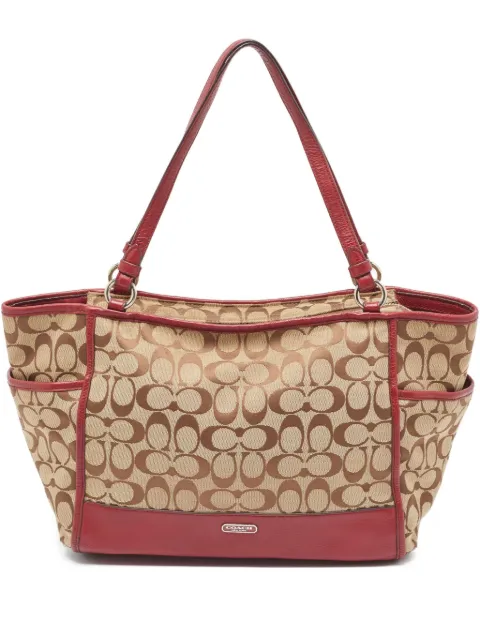 Coach Vintage sac cabas pre-owned Park à motif Signature