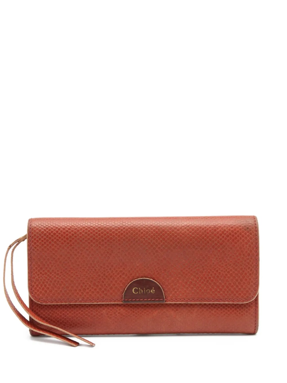 Chloé Pre-Owned leather wallet | Brown | Image 1