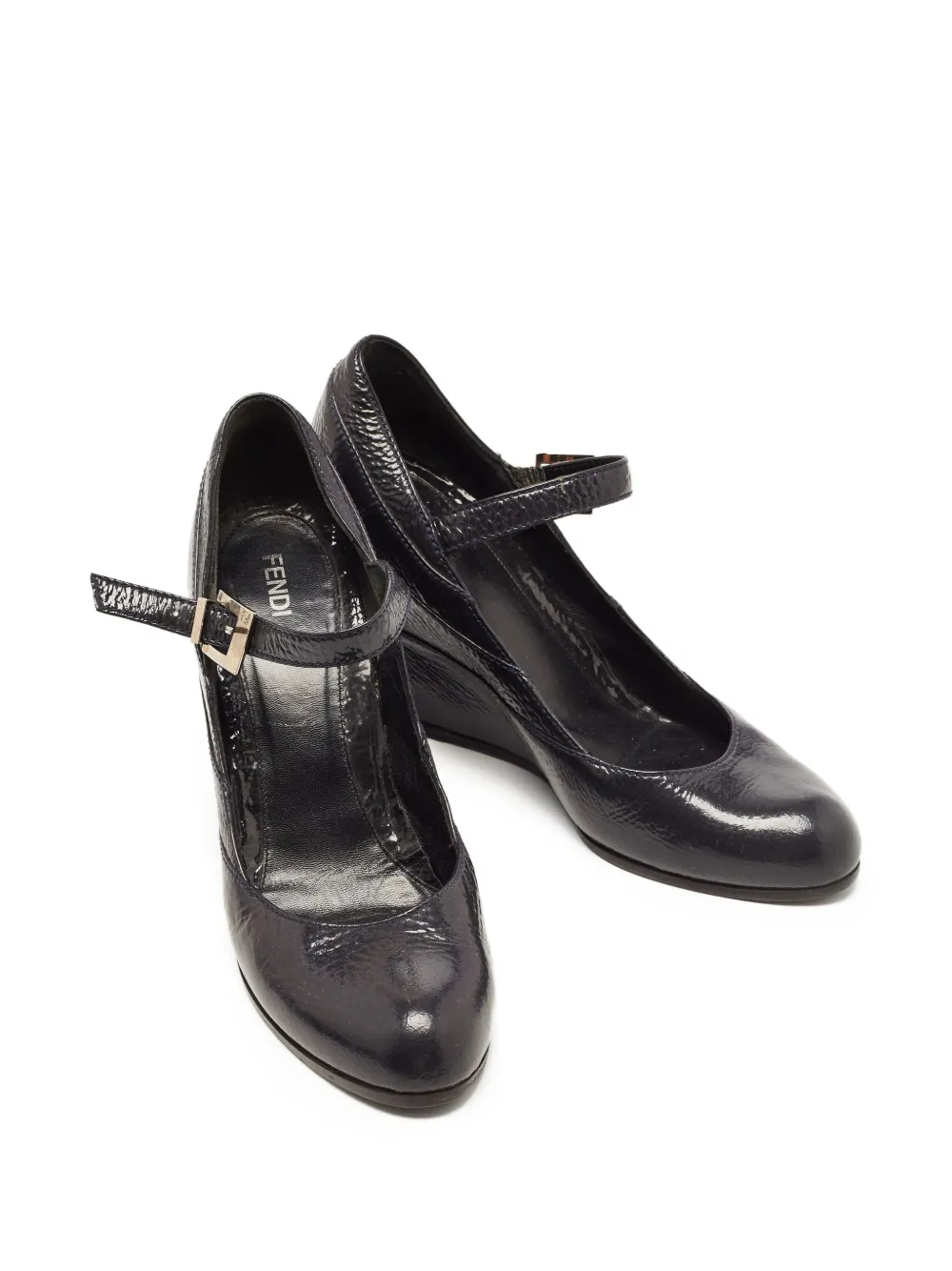 Fendi Pre-Owned Jil leren pumps - Blauw