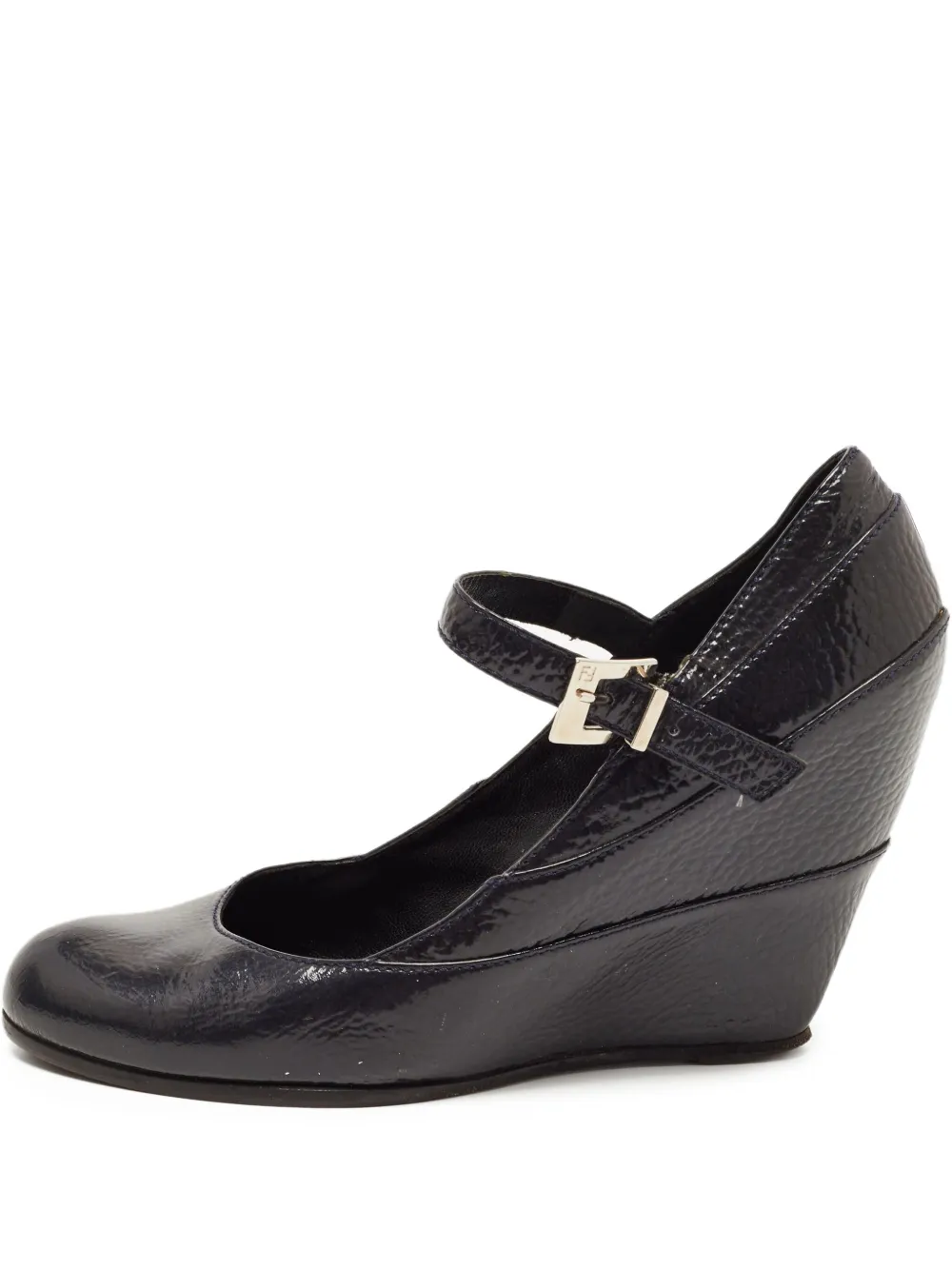 Fendi Pre-Owned 115mm leather pumps | Blue | Image 1