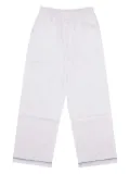 LA ROSE cotton trousers - White