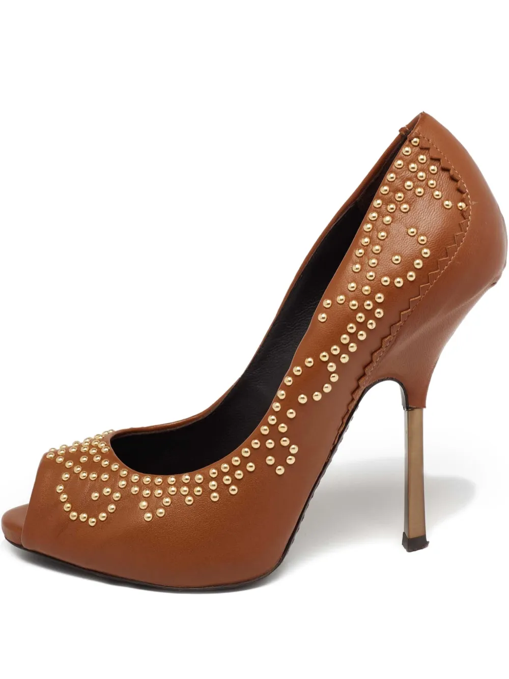 Giuseppe Zanotti Vintage デコラティブ パンプス 115mm - ブラウン Giuseppe Zanotti Vintage デコラティブ パンプス 115mm - ブラウン