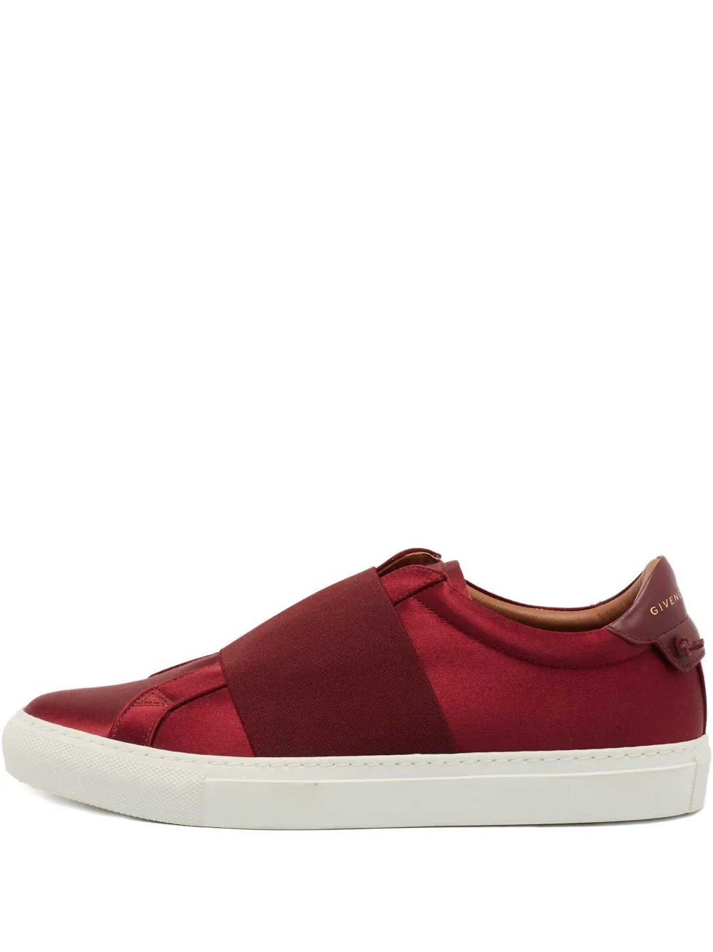 satin slip-on sneakers