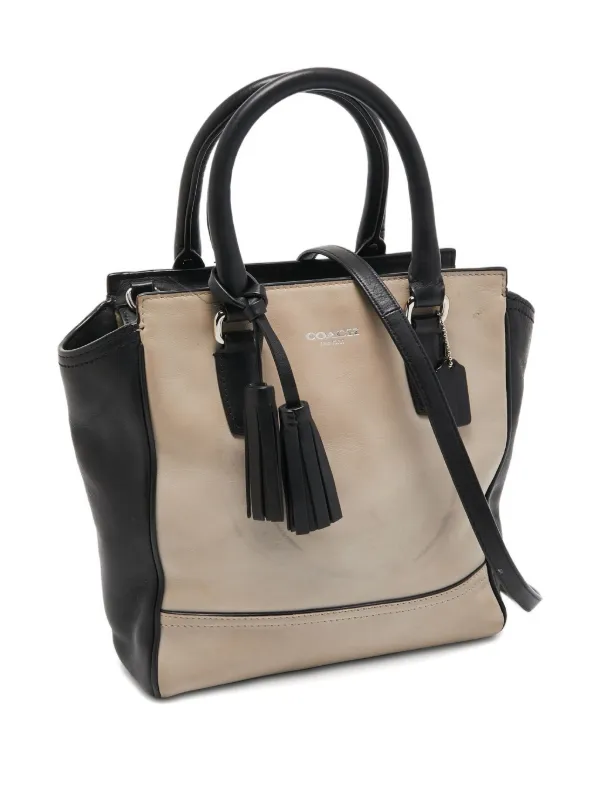 Coach Vintage Pre-owned Small Leather Tote Bag | Neutrals