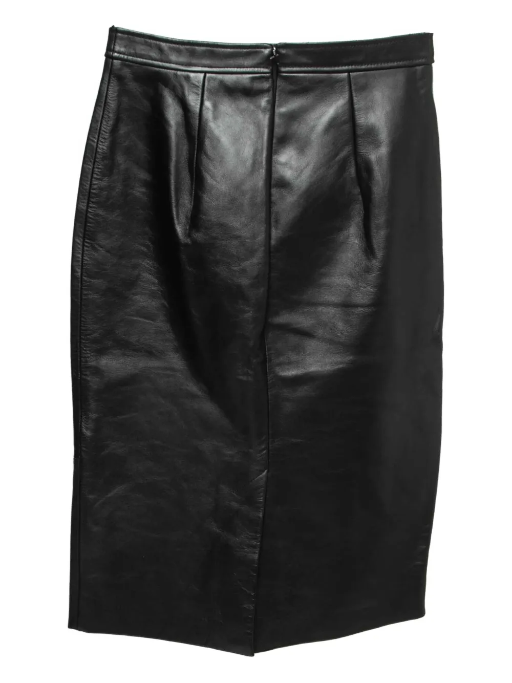 Burberry Pre-Owned 2023 cut-out leather skirt - ブラック Burberry Pre-Owned 2023 cut-out leather skirt - ブラック