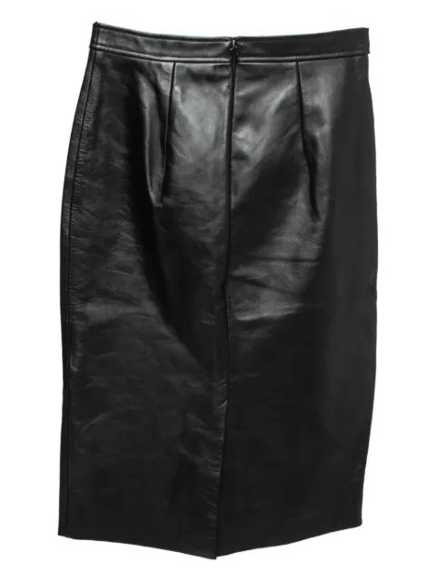 Burberry Pre-Owned 2023 cut-out leather skirt