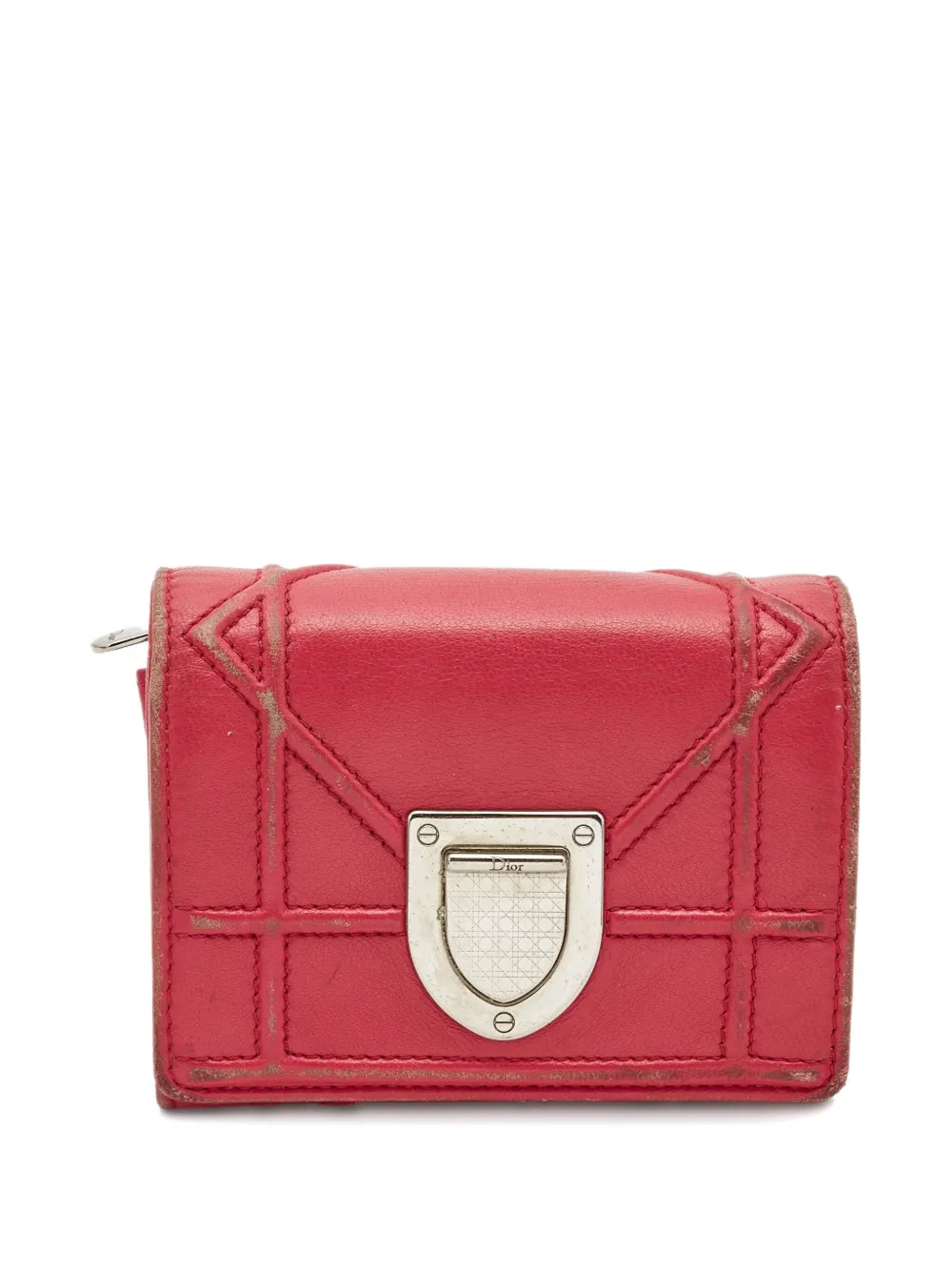 Christian Dior Pre-Owned ディオラマ レザー 財布 - ピンク Christian Dior Pre-Owned ディオラマ レザー 財布 - ピンク