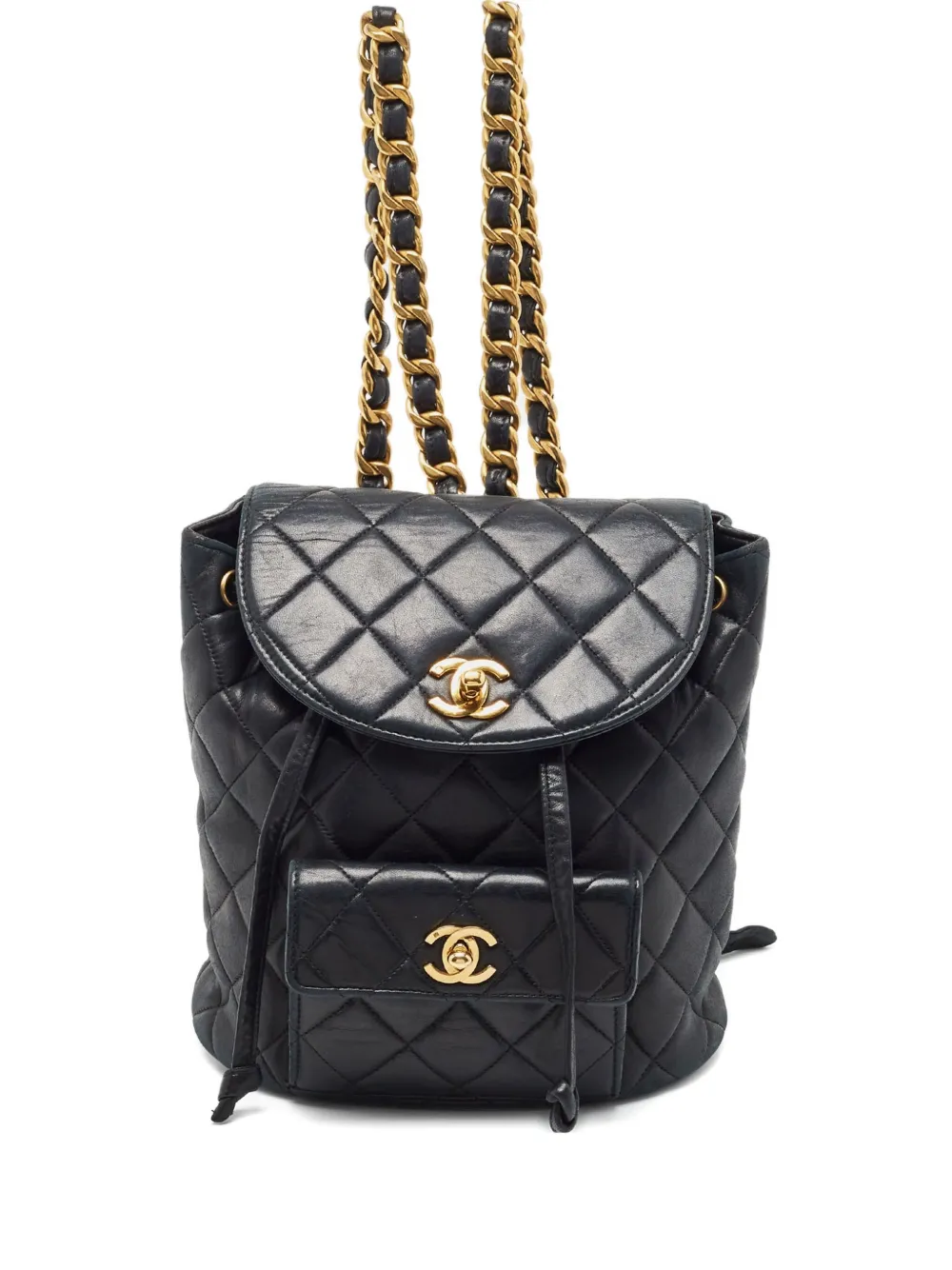 CHANEL Pre-Owned Duma バックパック - ブラック CHANEL Pre-Owned Duma バックパック - ブラック