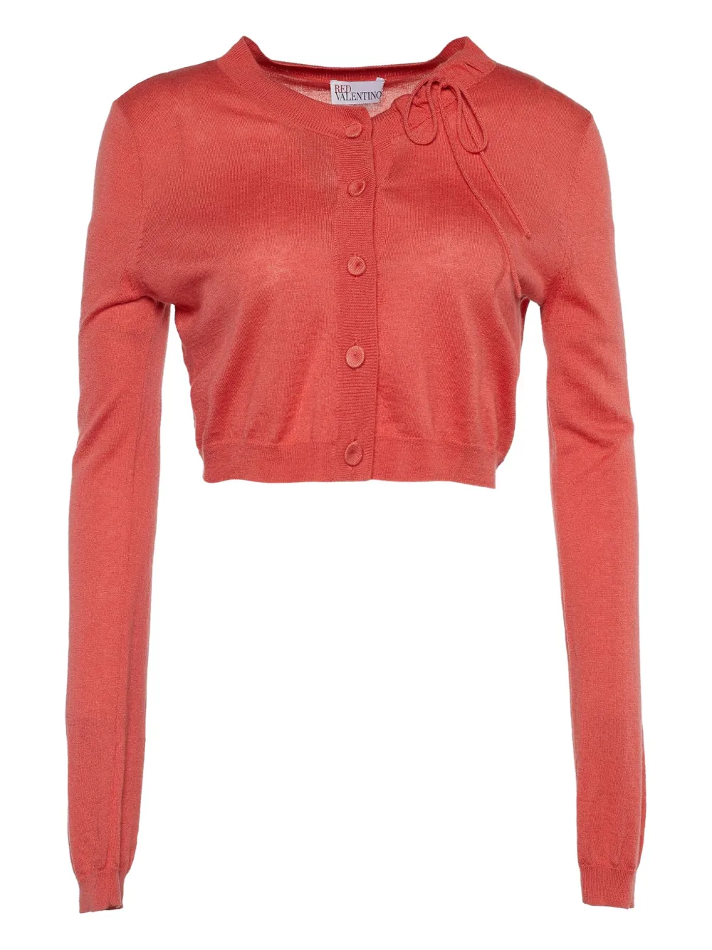 Valentino Pre-Owned cárdigan corto con botones | rosado | Image 1