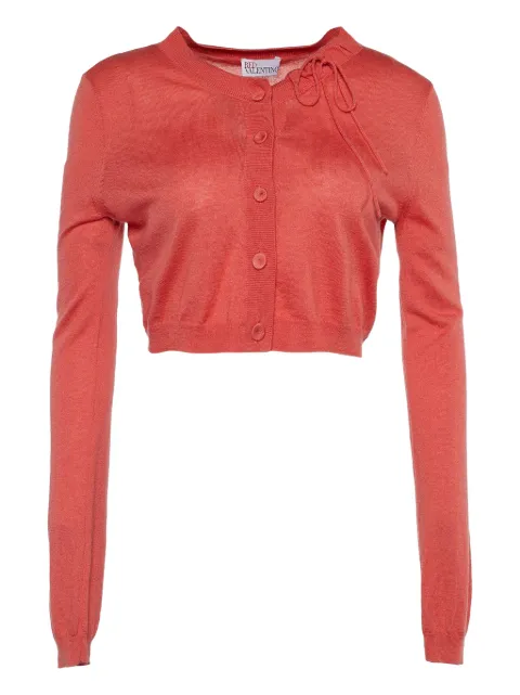 Valentino Pre-Owned cardigan crop à boutonnière