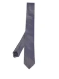 BOSS patterned silk tie - Blue