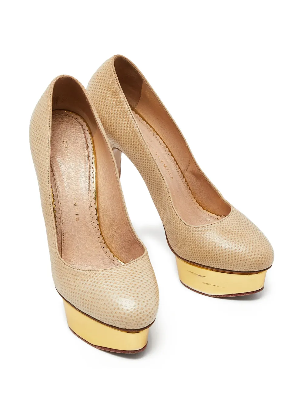 Charlotte Olympia leather heeled pumps | Image 2