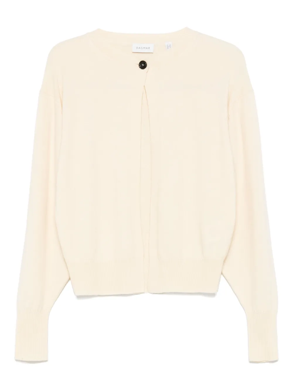 single-button cardigan