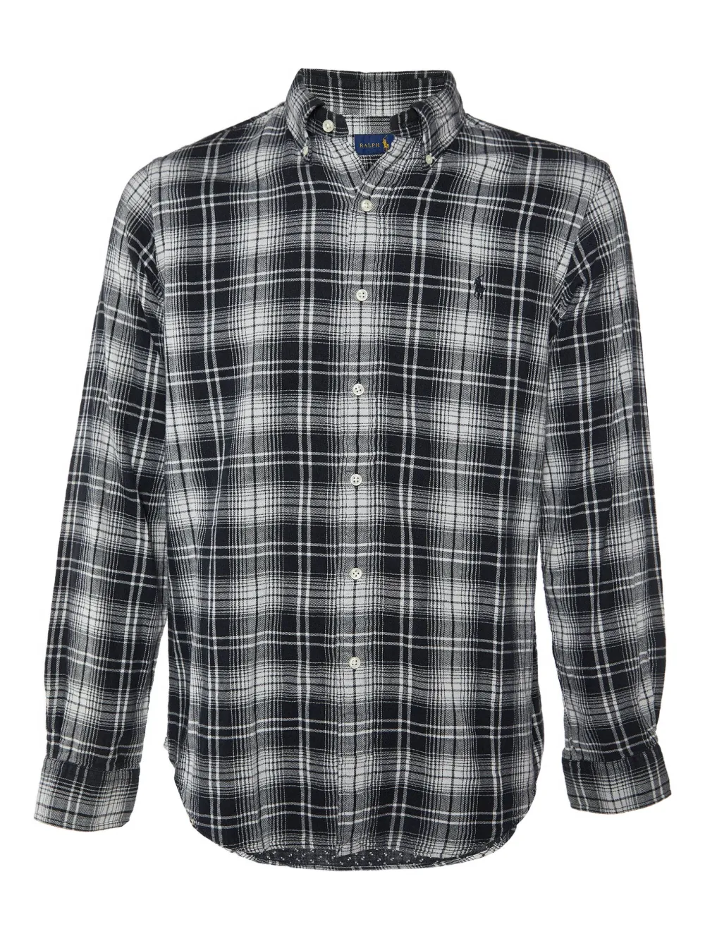 Polo Ralph Lauren Vintage pre-owned plaid cotton shirt | Black | Image 1