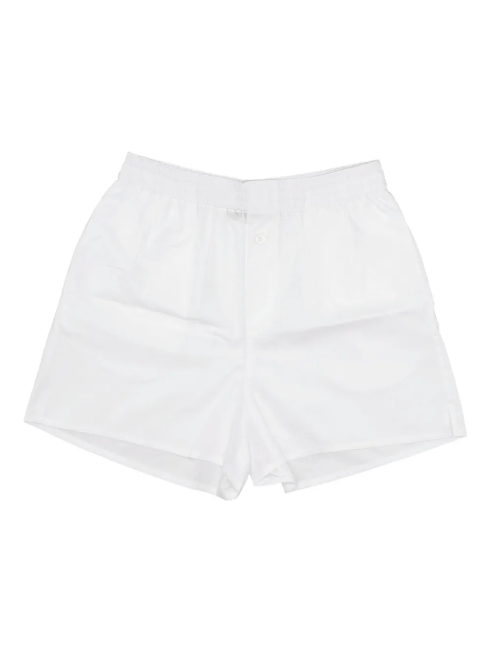 LA ROSE short à taille élastiquée | blanc | Image 1