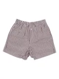 LA ROSE striped shorts - Brown