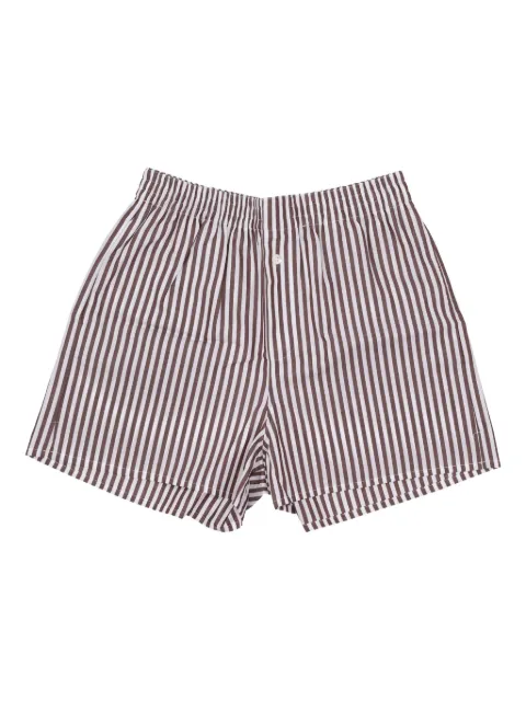 LA ROSE striped shorts