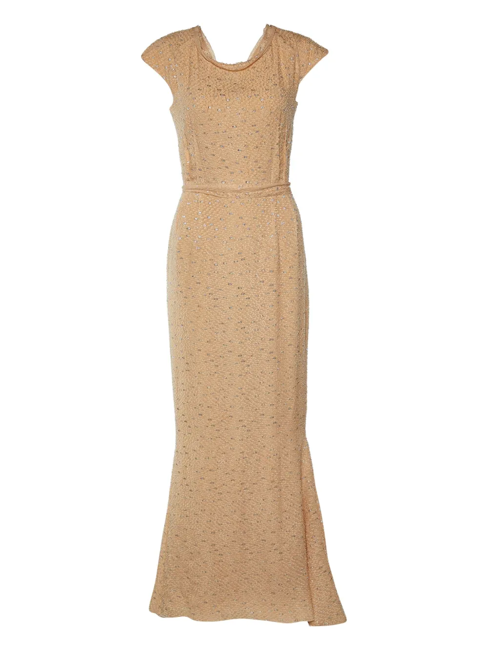 Fendi Pre-Owned vestido largo de seda | neutro | Image 1