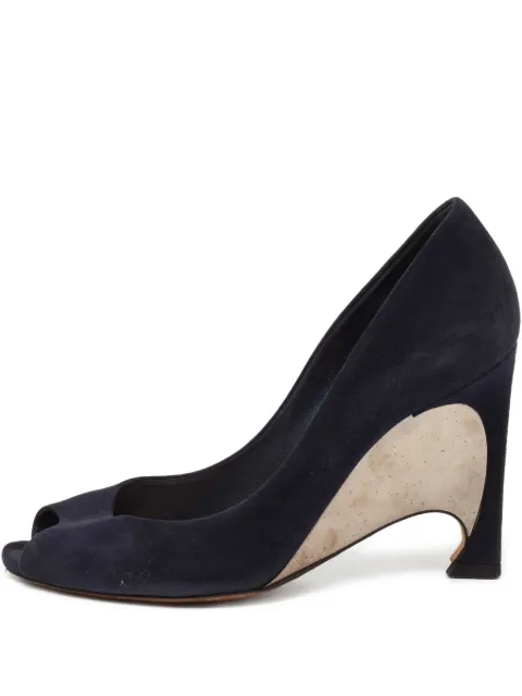 Christian Dior Pre-Owned 100mm suede pumps