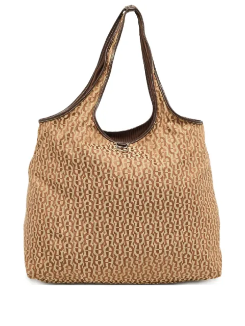 Aigner Vintage signature logo-patterned tote bag