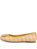 Tory Burch pre-owned Reva woven ballet flats - Neutrals