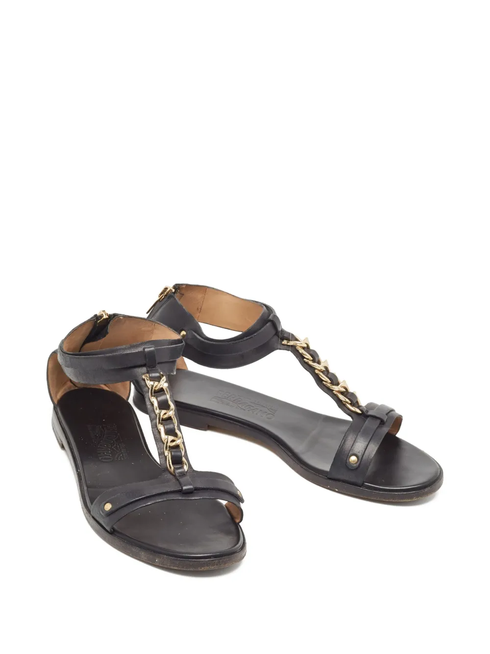 Ferragamo Pre-Owned chain-detail sandals | Image 2