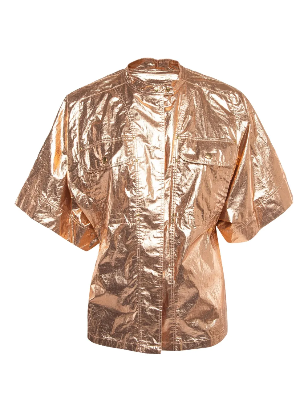 Isabel Marant Vintage metallic-effect shirt | Pink | Image 1