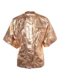 Isabel Marant Vintage metallic-effect shirt - Pink