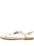 Tod's Vintage pre-owned tassel-embellished sandals - Neutrals