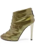 Giuseppe Zanotti Vintage pre-owned 120mm pleated metallic ankle boots - Green