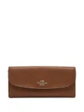 Coach Vintage pre-owned Saffiano leather flap wallet - Brown