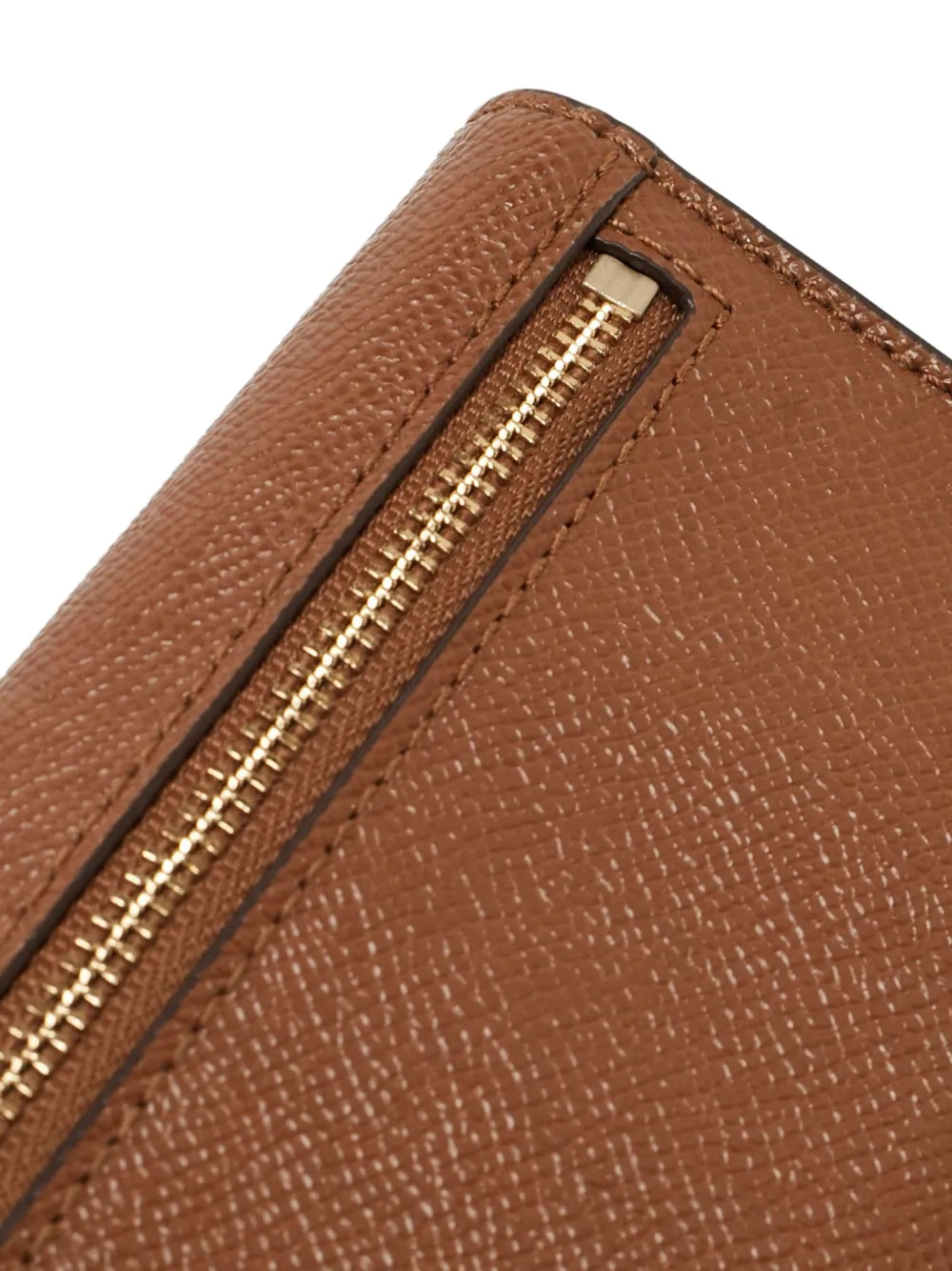 Pre-owned Coach Vintage Saffiano Leather Flap Wallet