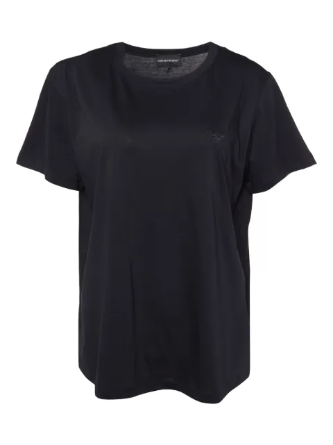 Emporio Armani Pre-Owned playera con logo estampado