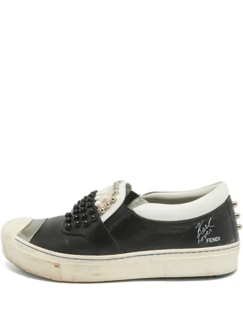 Fendi Pre-Owned x Karl Lagerfeld Karlito sneakers