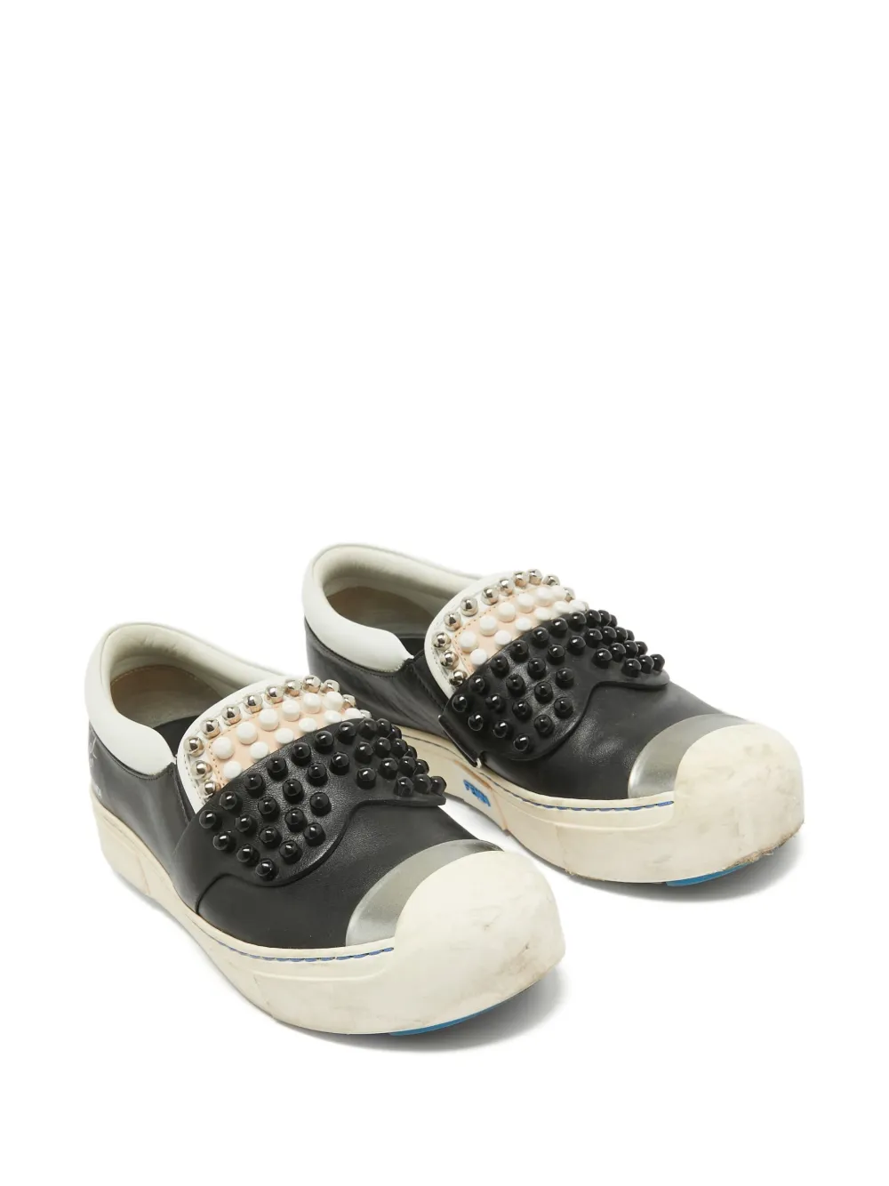 Fendi Pre-Owned x Karl Lagerfeld Karlito sneakers | Image 2