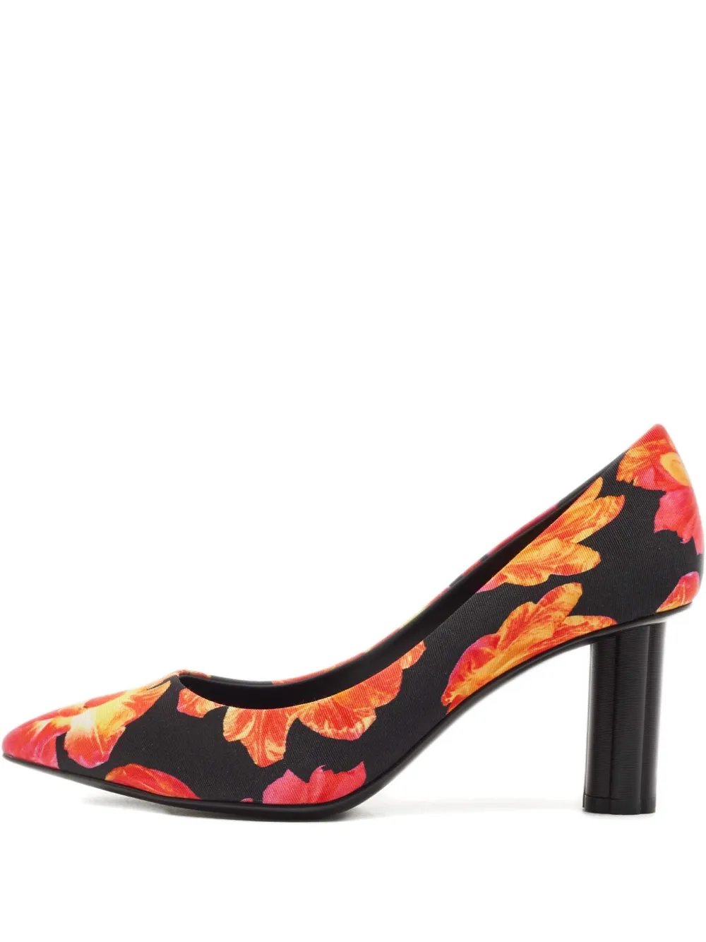 Ferragamo Pre-Owned Badia floral-print pumps | Black | Image 1