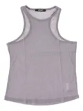 LA ROSE mesh tank top - Grey