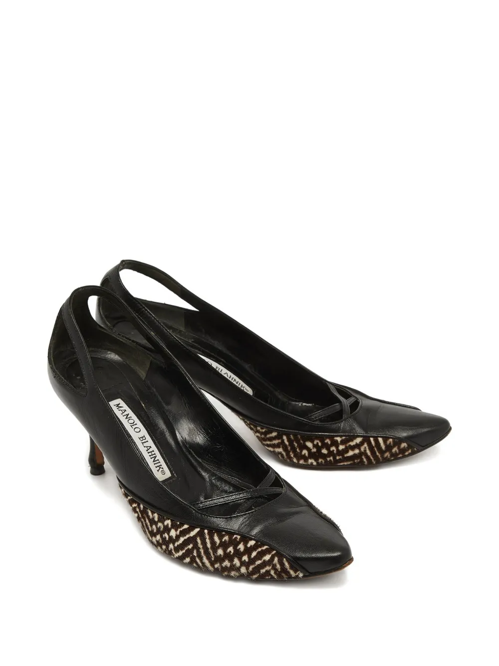 Manolo Blahnik 70mm leather pumps | Image 2