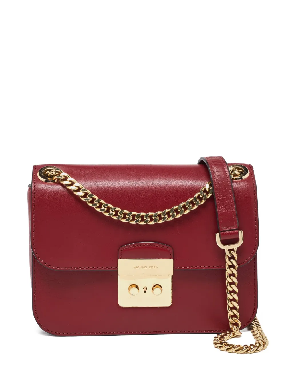 Michael Kors Vintage プレオウンド Sloan レザー ショルダーバッグ - レッド Michael Kors Vintage プレオウンド Sloan レザー ショルダーバッグ - レッド