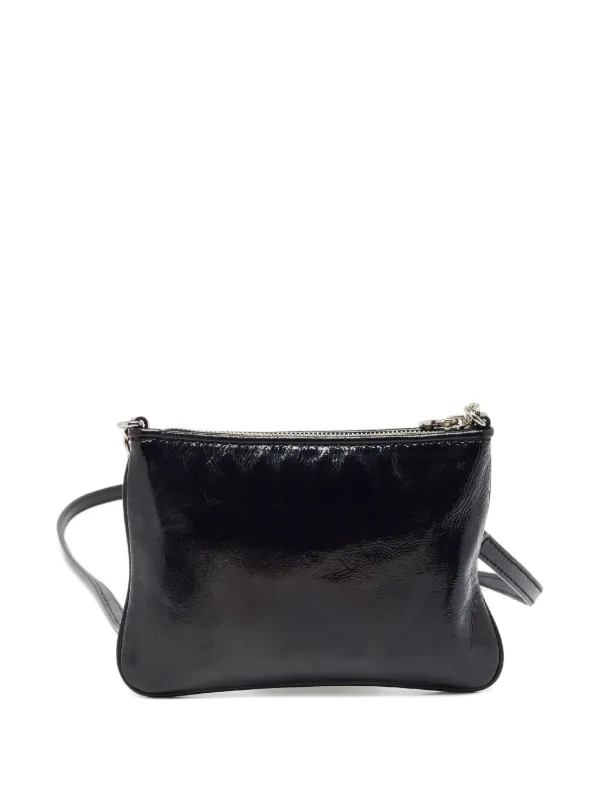 Michael Kors Vintage エナメルレザー ショルダーバッグ | ブラック 