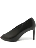 Balenciaga Pre-Owned leather peep-toe pumps - Black