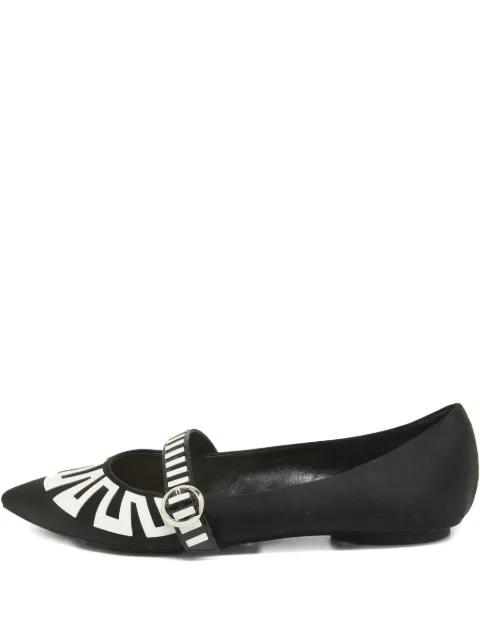 Louis Vuitton Pre-Owned geometric-print flat pumps