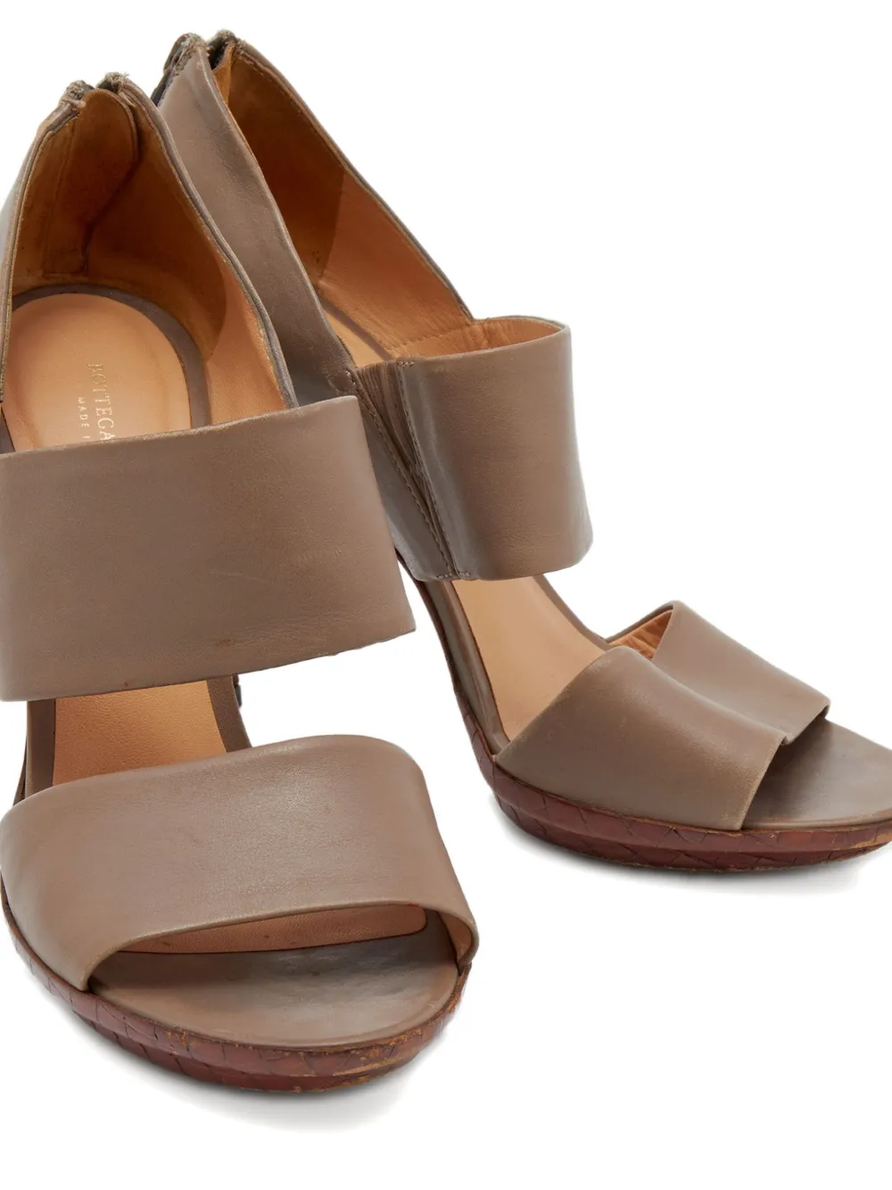 Pre-owned Bottega Veneta 2024 105mm Leather Sandals