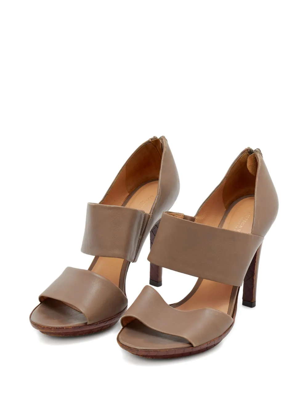 Pre-owned Bottega Veneta 2024 105mm Leather Sandals